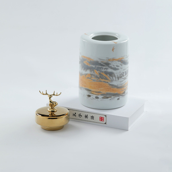 Light luxury ceramic storage jar ornaments elk ornaments 20