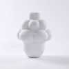Modern simple blue bubble geometric ceramic vase ornaments 1
