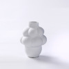 Modern simple blue bubble geometric ceramic vase ornaments 1
