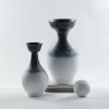 Simple style plain ceramic vase dried flower arrangement 16