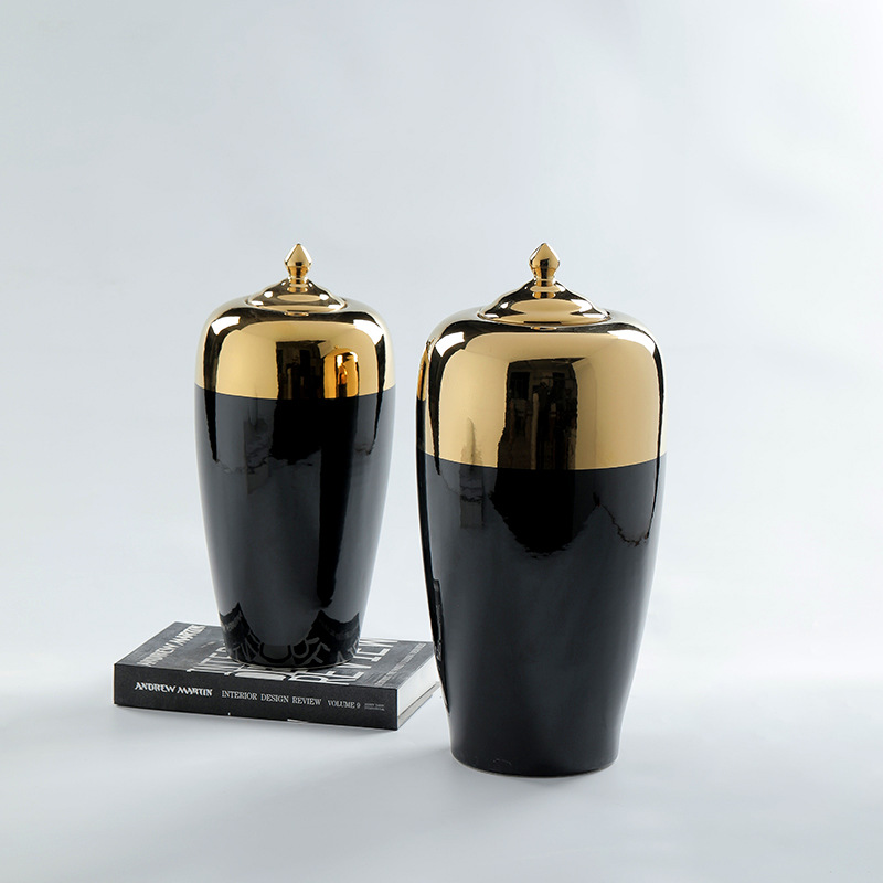 Ceramic Ornaments Creative Home Craft Storage Jar Decoration 21