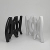 Creative black and white flower arrangement living room vase 34