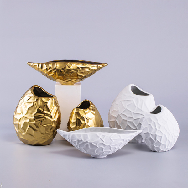 Aluminum metal dried flower vase ornaments 45