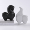 Ceramic horse modern simple creative animal ornaments 41