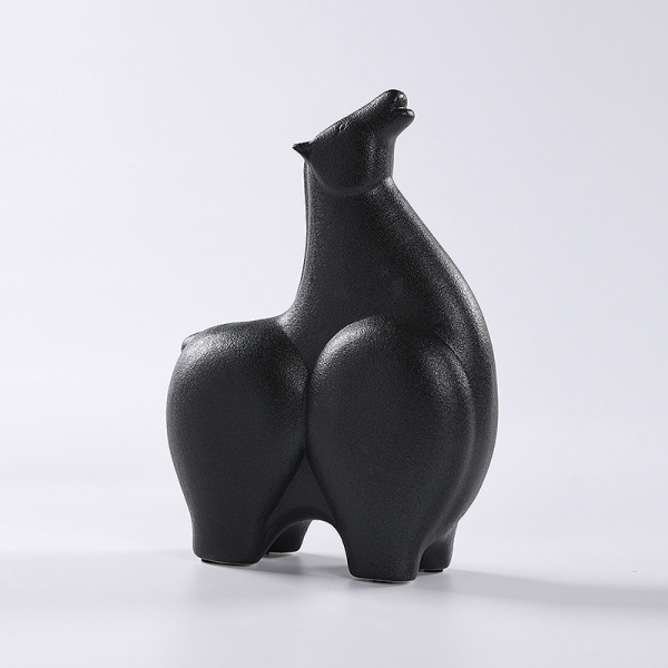 Ceramic horse modern simple creative animal ornaments 41