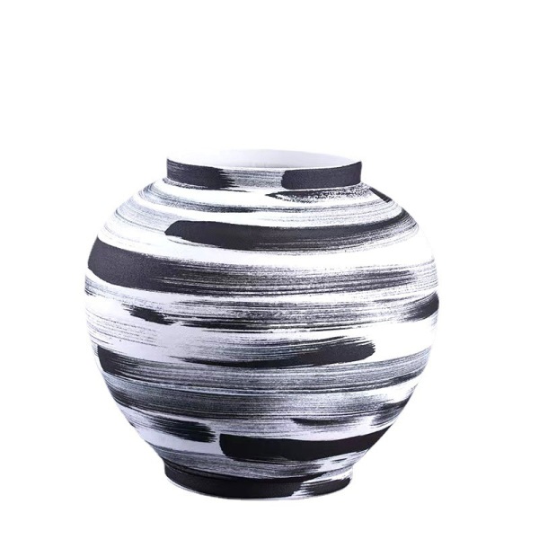 Ink painting vintage ceramic vase ornaments 47