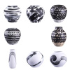 Ink painting vintage ceramic vase ornaments 47