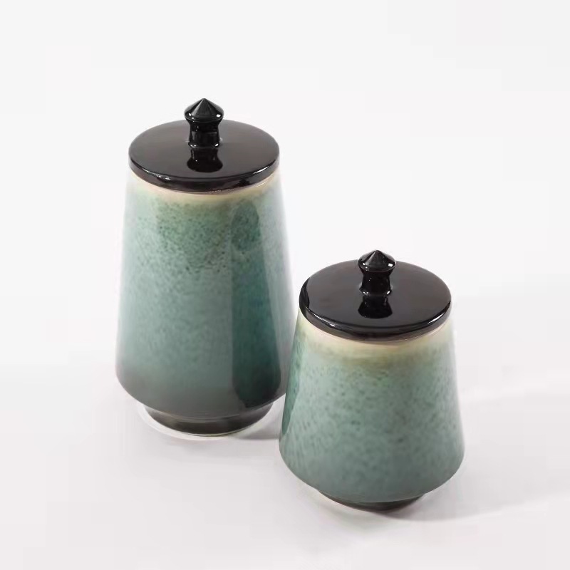New Chinese modern celadon ceramic jar ornaments 53