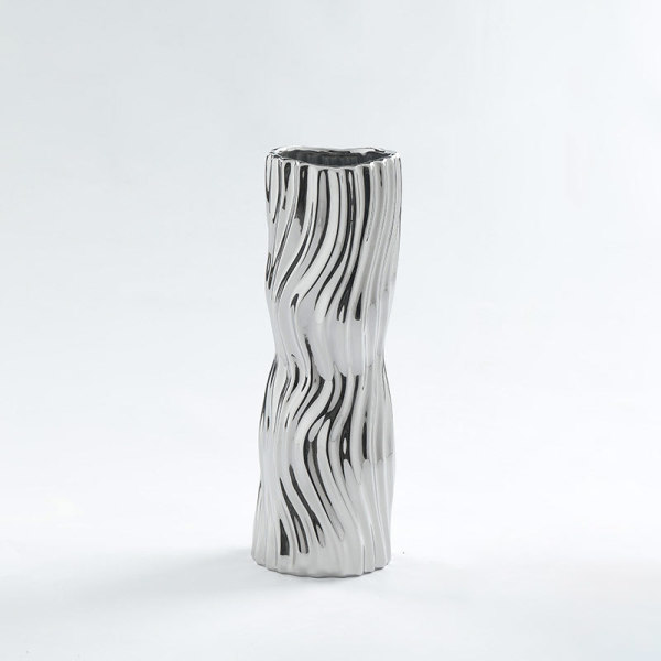 Silver vase creative ceramic ornaments 60