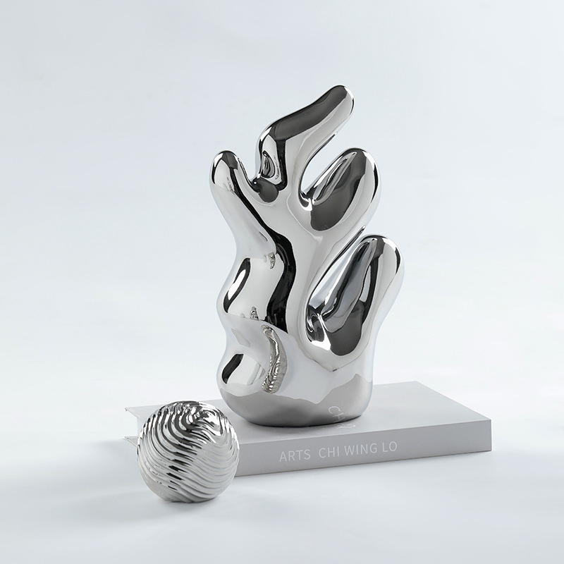 Special-shaped vase electroplating creative ornaments 37