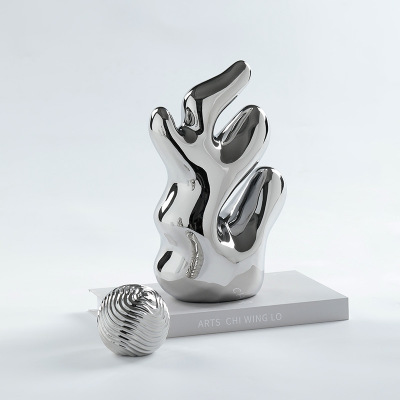 Special-shaped vase electroplating creative ornaments 37