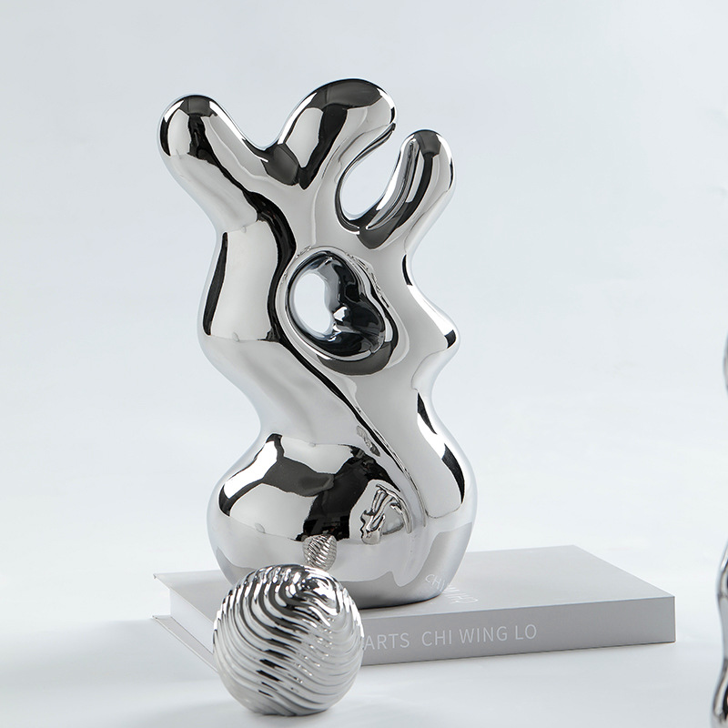 Special-shaped vase electroplating creative ornaments 37