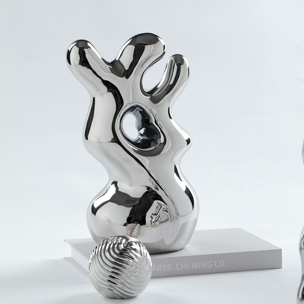 Special-shaped vase electroplating creative ornaments 37