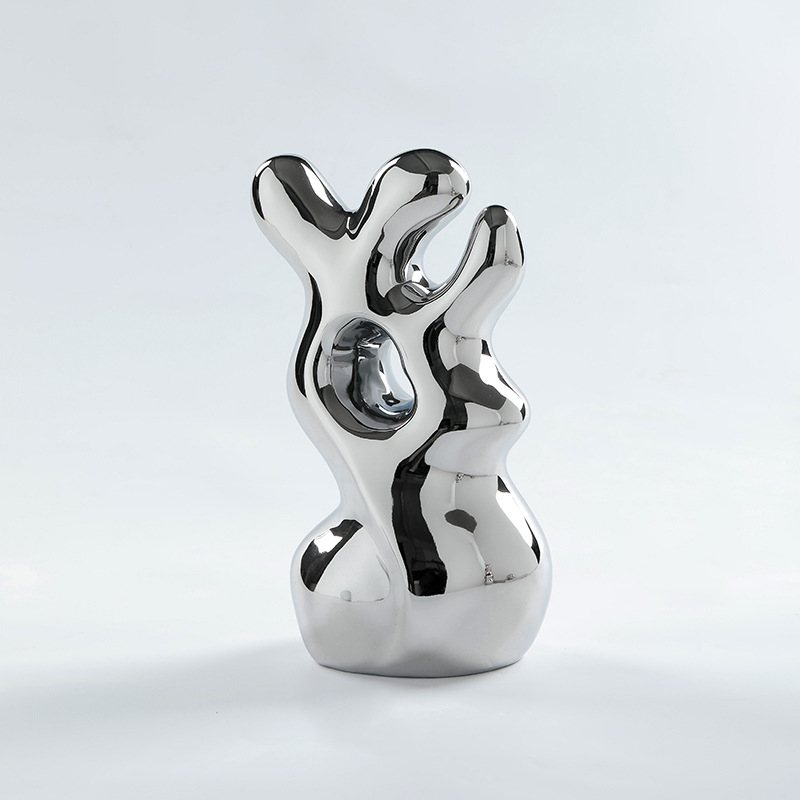 Special-shaped vase electroplating creative ornaments 37