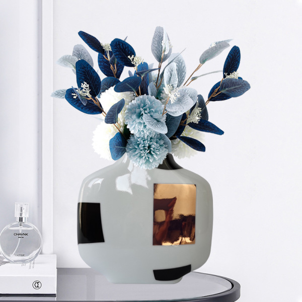Simple modern creative soft decoration ceramic flower arranger 63